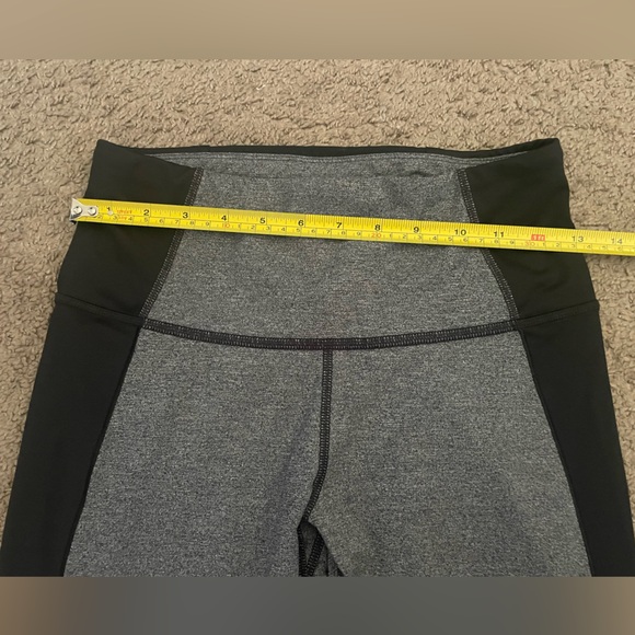 Lucy Black and Gray Two-Tone Active Wear Leggings - Picture 12 of 12